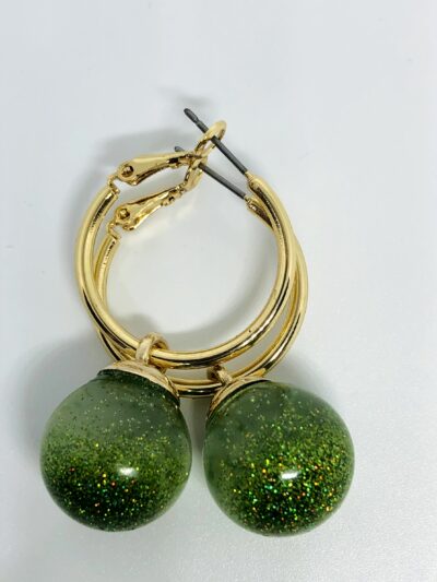 Green glitter