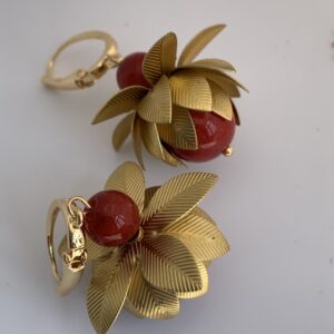 Flowers with red Heart
