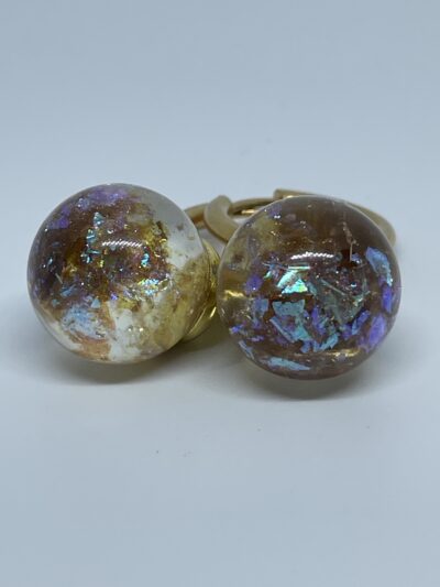 Gold Purple Flakes