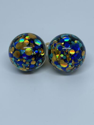 Confetti Blue Gold